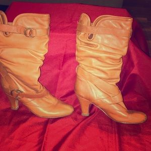 Burnt orange Leather Steve Madden Modern Cowgirl